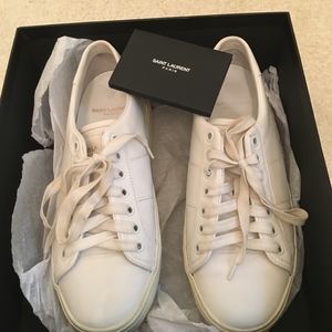YSL New Court Classic platform sneakers